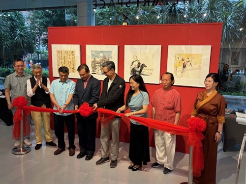 《藝術行旅·墨香四溢》藝術展開幕 策展人徐玲攜手李宏壯部長共探文化新生態